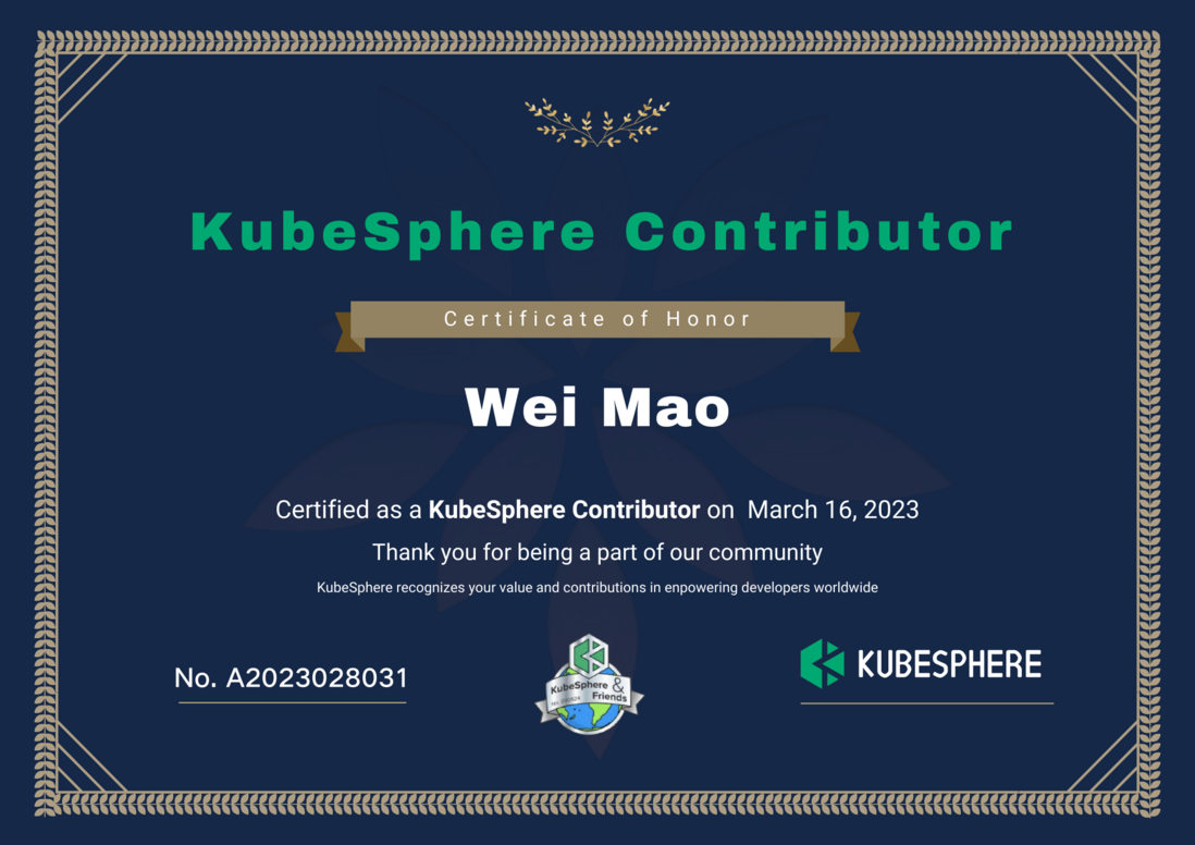 KubeSphere 社区双周报 | OpenFunction v1.0.0 发布 | 2023.03.03-03.16  图8