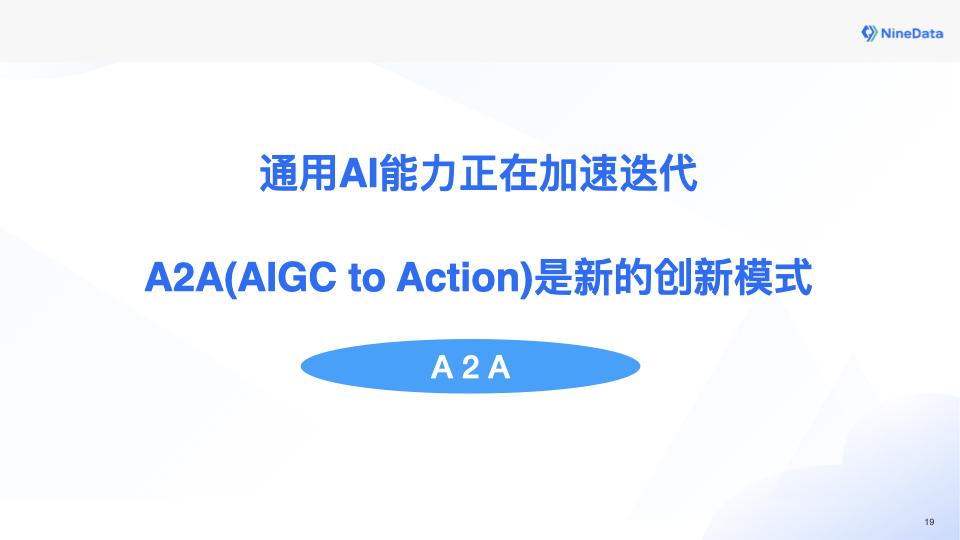 AIGC 在 A2A（AI to Action）的重要创新方向